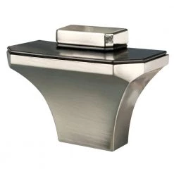 Home Decorators Collection 3.5 in. H x 1.75 in. W x 2.75 in. D Titanium Diamond Decorative Shelf Bracket