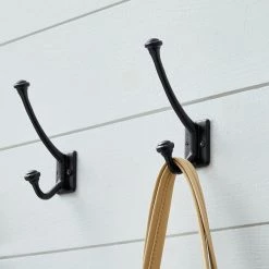 Home Decorators Collection 5-5/8 in. Cast Iron Outdoor Rated Wall Hook (3-Pack) -Home Decorators Soldes unfinished home decorators collection hooks 64441 1f 1000