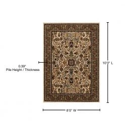 Home Decorators Collection Mariah Vanilla 8 ft. x 10 ft. Area Rug -Home Decorators Soldes vanilla home decorators collection area rugs 670405 76 1000