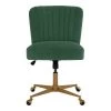 Home Decorators Collection Azria Verdite Green Velvet Office Chair with Brass Wheeled Base -Home Decorators Soldes verdite green home decorators collection task chairs 123 64 1000