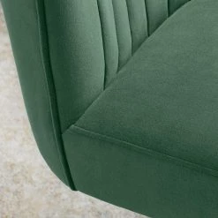 Home Decorators Collection Azria Verdite Green Velvet Office Chair with Brass Wheeled Base -Home Decorators Soldes verdite green home decorators collection task chairs 123 a0 1000