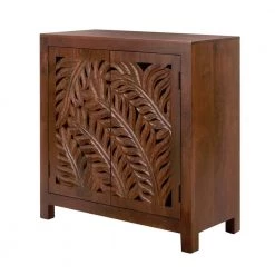 Home Decorators Collection Palmeadow Carved Walnut Accent Cabinet with Solid Wood -Home Decorators Soldes walnut home decorators collection accent cabinets cac 20 001 77 1000