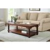 Home Decorators Collection Glenmore 54 in. Walnut Large Rectangle Wood Coffee Table with Detailed Legs -Home Decorators Soldes walnut home decorators collection coffee tables cac 108 ct lw 64 1000