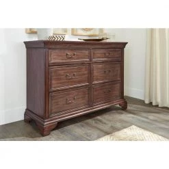 Home Decorators Collection Beckford Walnut Finish 6 Drawer Dresser (54 in W. X 36 in H.) 10 Home Decorators Collection Beckford Walnut Finish 6 Drawer Dresser (54 in W. X 36 in H.) -Home Decorators Soldes walnut home decorators collection dressers 05562 40 1000