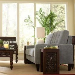 Home Decorators Collection Maharaja Walnut 2-Piece Nesting End Table -Home Decorators Soldes walnut home decorators collection end side tables 0652100960 40 1000