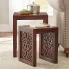 Home Decorators Collection Maharaja Walnut 2-Piece Nesting End Table -Home Decorators Soldes walnut home decorators collection end side tables 0652100960 64 1000