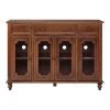 Home Decorators Collection Harriston Walnut Solid Wood Glass Door Buffet -Home Decorators Soldes walnut home decorators collection sideboards buffet tables m22084h1 64 1000