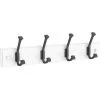 Home Decorators Collection 18 in. L White and Black Beveled Hook Rail -Home Decorators Soldes white and black home decorators collection hooks r30799h pfb u 64 1000