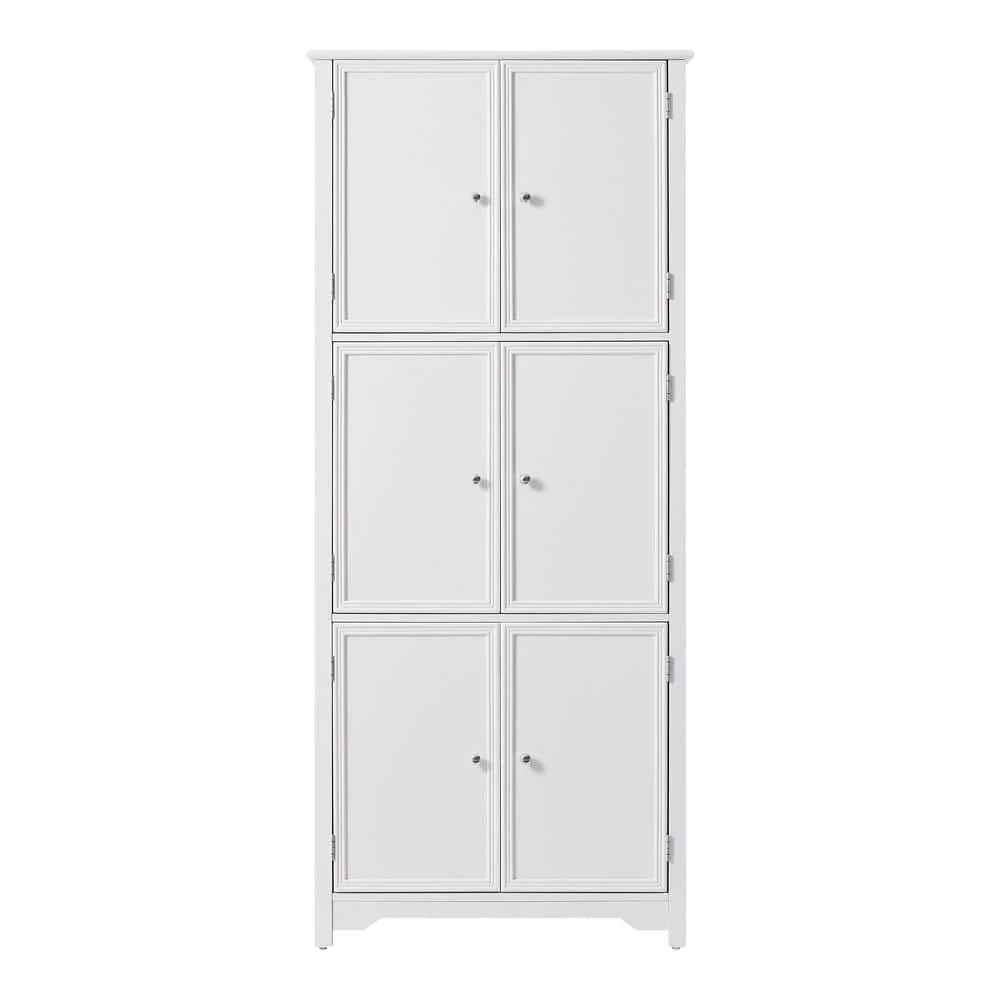 Home Decorators Collection Bradstone White 6 Door Storage Cabinet 3 Home Decorators Collection Bradstone White 6 Door Storage Cabinet