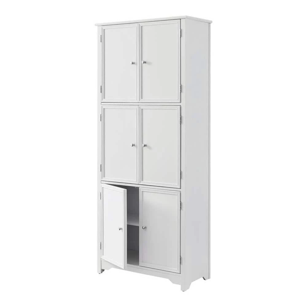 Home Decorators Collection Bradstone White 6 Door Storage Cabinet 6 Home Decorators Collection Bradstone White 6 Door Storage Cabinet - Image 4