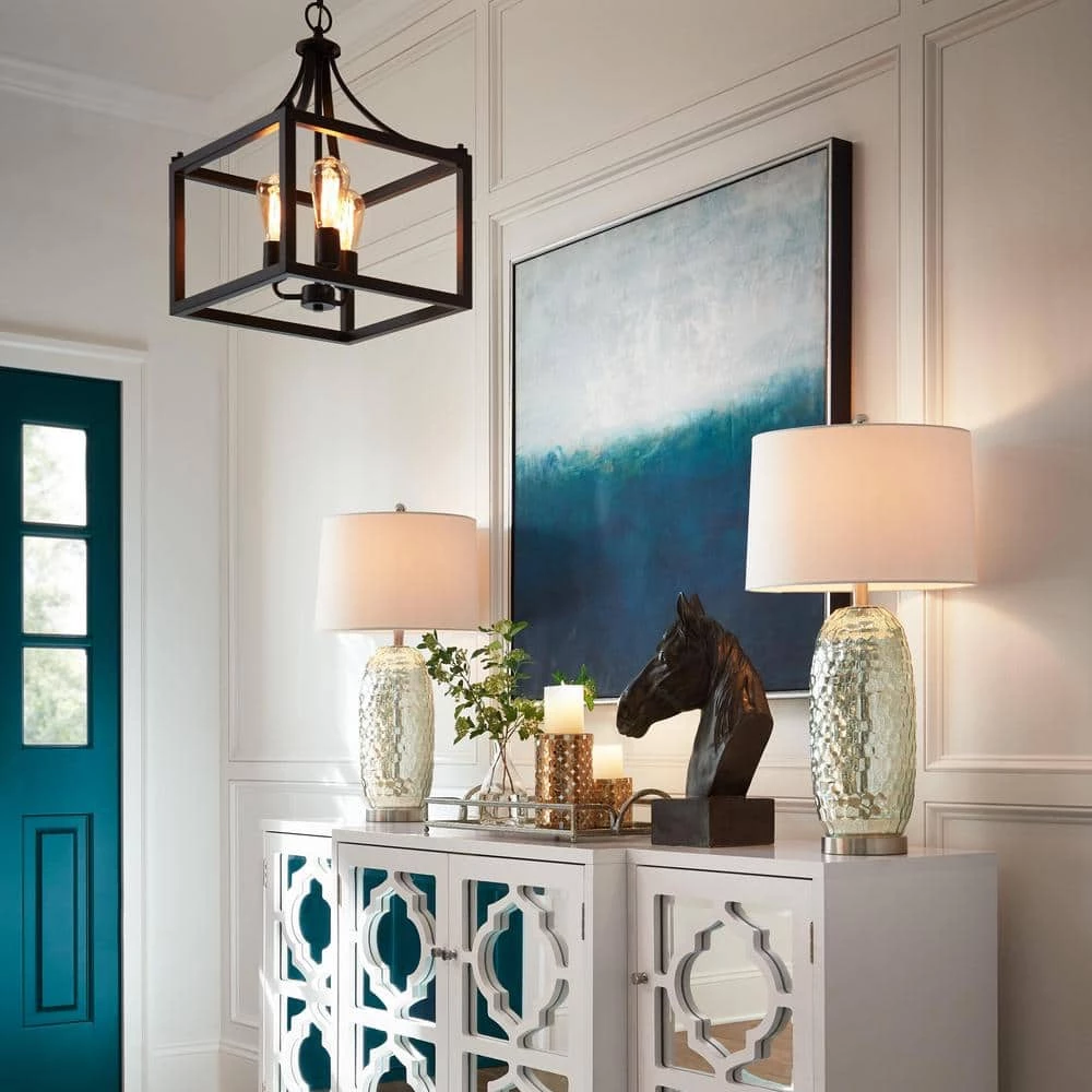 Home Decorators Collection Reflections White Mirrored Console Table 6 Home Decorators Collection Reflections White Mirrored Console Table - Image 5