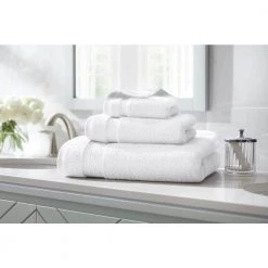Home Decorators Collection Egyptian Cotton 18-Piece Bath Towel Set in White -Home Decorators Soldes white home decorators collection bath towels at17754 57 63 white 40 1000