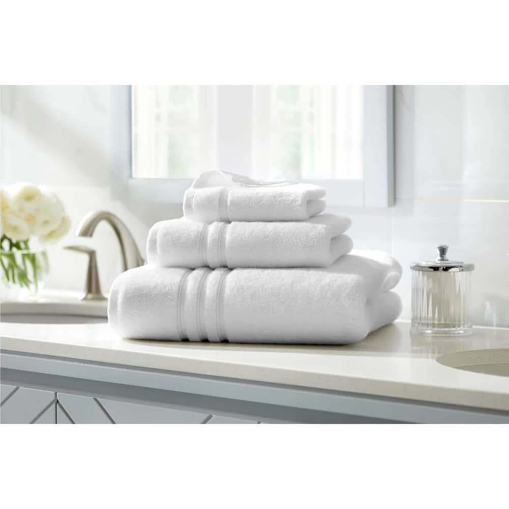 Home Decorators Collection Turkish Cotton Ultra Soft White Bath Towel 5 Home Decorators Collection Turkish Cotton Ultra Soft White Bath Towel - Image 3