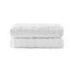 Home Decorators Collection Turkish Cotton White Textured Bath Towel (Set of 2) -Home Decorators Soldes white home decorators collection bath towels textrd2pcswht 64 1000