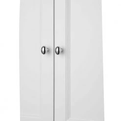 Home Decorators Collection Naples 26-1/2 in. W x 32-3/4 in. H x 8 in. D Bathroom Storage Wall Cabinet in White -Home Decorators Soldes white home decorators collection bathroom wall cabinets nawo2633 1f 1000
