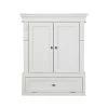 Home Decorators Collection Naples 26-1/2 in. W x 32-3/4 in. H x 8 in. D Bathroom Storage Wall Cabinet in White -Home Decorators Soldes white home decorators collection bathroom wall cabinets nawo2633 64 1000