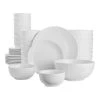 Home Decorators Collection 40-Piece Ceramic Coupe Dinnerware Set in White (Service for 8) -Home Decorators Soldes white home decorators collection dinnerware sets 116730 40r 64 1000