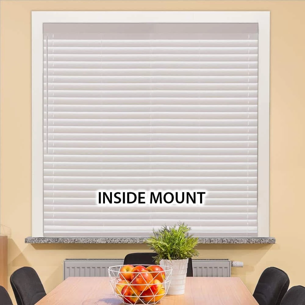 Home Decorators Collection White Cordless Room Darkening 2 in. Faux Wood Blind for Window - 35 in. W x 64 in. L 10 Home Decorators Collection White Cordless Room Darkening 2 in. Faux Wood Blind for Window - 35 in. W x 64 in. L - Image 8