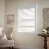 Home Decorators Collection White Cordless Room Darkening 2.5 in. Premium Faux Wood Blind for Window - 35 in. W x 64 in. L -Home Decorators Soldes white home decorators collection faux wood blinds 10793478361892 64 1000