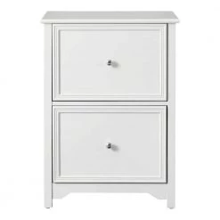 Home Decorators Collection Bradstone 2 Drawer White File Cabinet