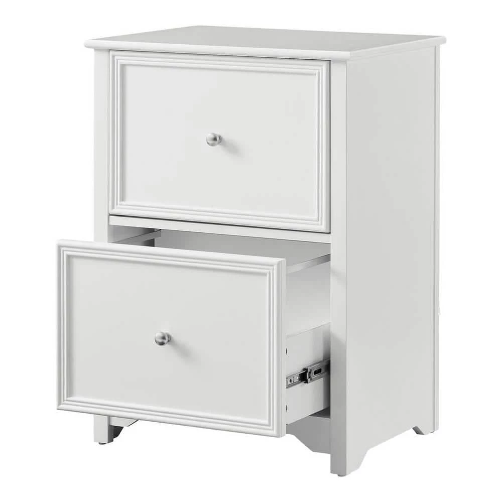 Home Decorators Collection Bradstone 2 Drawer White File Cabinet 8 Home Decorators Collection Bradstone 2 Drawer White File Cabinet - Image 6