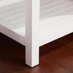 Home Decorators Collection Baythorn White Finish Wood Hall Tree with Mirror (25 in. W x 72 in. H) -Home Decorators Soldes white home decorators collection hall trees eh 03 66 1000