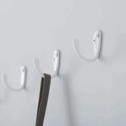 Home Decorators Collection 1-13/16 in. White Wall Hook (6-Pack) -Home Decorators Soldes white home decorators collection hooks 63104 1d 1000