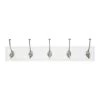 Home Decorators Collection Snap Install 27 in. White Hook Rack with 5 Satin Nickel Pilltop Hooks 2 Home Decorators Collection Snap Install 27 in. White Hook Rack with 5 Satin Nickel Pilltop Hooks -Home Decorators Soldes white home decorators collection hooks 64281 64 1000