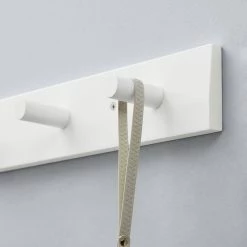 Home Decorators Collection 23 in. White Hook Rack with 4 Peg Hooks -Home Decorators Soldes white home decorators collection hooks 64471 1f 1000