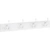 Home Decorators Collection 27 in. L White Hook Rail -Home Decorators Soldes white home decorators collection hooks r44456h pww u 64 1000