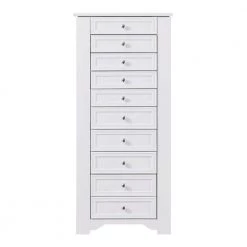 Home Decorators Collection Bradstone White Jewelry Armoire