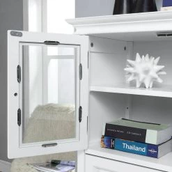 Home Decorators Collection Hampton Harbor 25 in. W x 14 in. D x 52-1/2 in. H Linen Cabinet with Drawer in White -Home Decorators Soldes white home decorators collection linen cabinets bf 22673 wh 44 1000