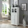 Home Decorators Collection Hampton Harbor 25 in. W x 14 in. D x 52-1/2 in. H Linen Cabinet with Drawer in White -Home Decorators Soldes white home decorators collection linen cabinets bf 22673 wh 64 1000
