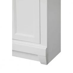 Home Decorators Collection Naples 24 in. W x 17 in. D x 74 in. H Bathroom Linen Cabinet in White -Home Decorators Soldes white home decorators collection linen cabinets nawl2474 1f 1000
