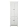 Home Decorators Collection Naples 24 in. W x 17 in. D x 74 in. H Bathroom Linen Cabinet in White -Home Decorators Soldes white home decorators collection linen cabinets nawl2474 64 1000