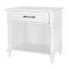 Home Decorators Collection Bellmore 1-Drawer White Nightstand (32 in. W x 18.75 in. D x 30.5 H) 1 Home Decorators Collection Bellmore 1-Drawer White Nightstand (32 in. W x 18.75 in. D x 30.5 H) -Home Decorators Soldes white home decorators collection nightstands hd 001 ns wh 64 1000