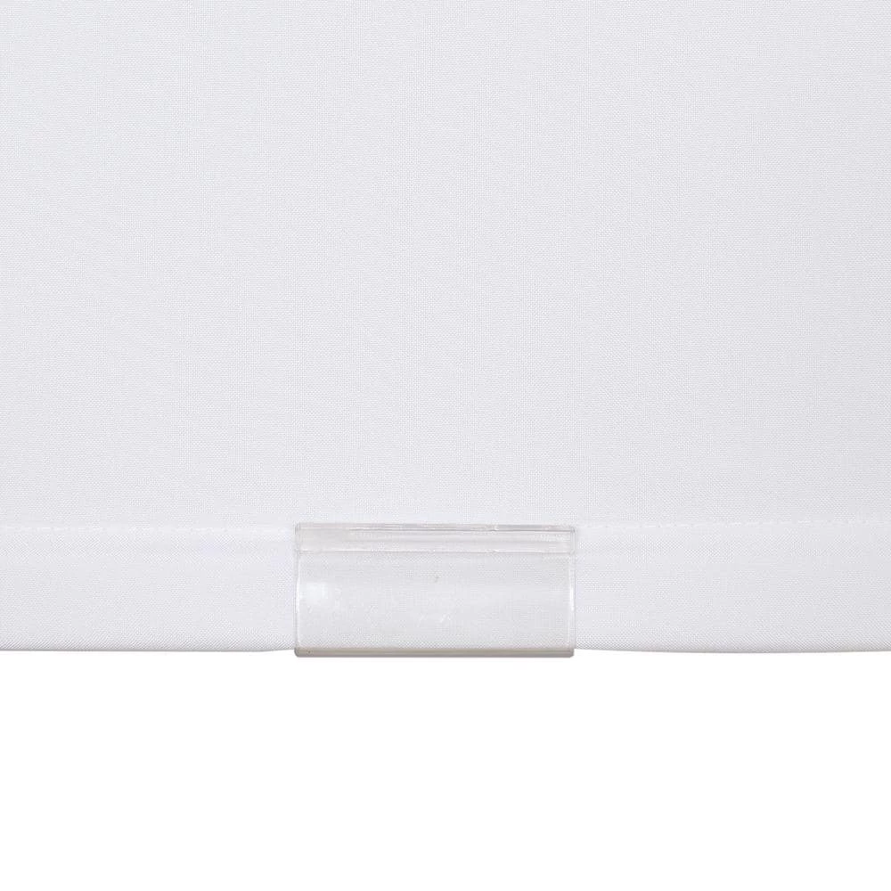 Home Decorators Collection Cordless Light Filtering Fabric Roman Shade 30X64 White 5 Home Decorators Collection Cordless Light Filtering Fabric Roman Shade 30X64 White - Image 3