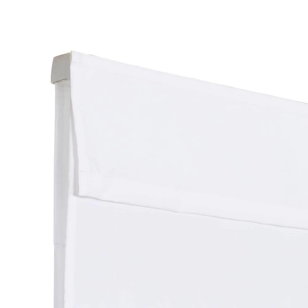 Home Decorators Collection Cordless Light Filtering Fabric Roman Shade 30X64 White 4 Home Decorators Collection Cordless Light Filtering Fabric Roman Shade 30X64 White - Image 2