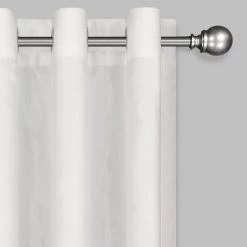 Home Decorators Collection Cotton Duck White Light Filtering Window Curtain - 50 in. x 108 in. L -Home Decorators Soldes white home decorators collection room darkening curtains fzh04lcb4wht a0 1000