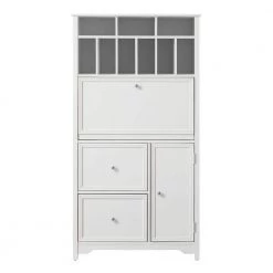 Home Decorators Collection Bradstone White Secretary Desk