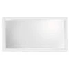 Home Decorators Collection 60 in. W x 31 in. H Framed Rectangular Beveled Edge Bathroom Vanity Mirror in White -Home Decorators Soldes white home decorators collection vanity mirrors gawm3160 64 1000