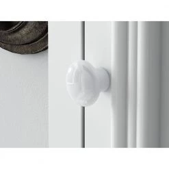 Home Decorators Collection Fremont 24 in. W x 30 in. H Framed Rectangular Beveled Edge Bathroom Vanity Mirror in White -Home Decorators Soldes white home decorators collection vanity mirrors md m2130 4f 1000