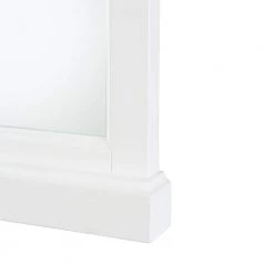 Home Decorators Collection 36 in. W x 32 in. H Framed Rectangular Bathroom Vanity Mirror in White -Home Decorators Soldes white home decorators collection vanity mirrors nawm3632 1d 1000