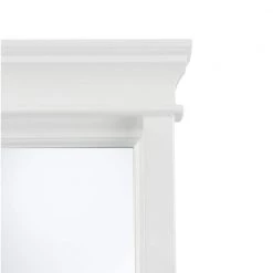 Home Decorators Collection 36 in. W x 32 in. H Framed Rectangular Bathroom Vanity Mirror in White -Home Decorators Soldes white home decorators collection vanity mirrors nawm3632 4f 1000
