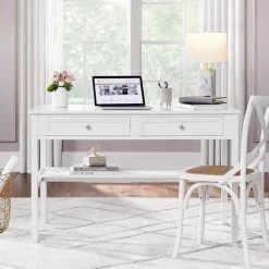 Home Decorators Collection Bradstone 47.80 in. White Writing Desk -Home Decorators Soldes white home decorators collection writing desks js 3429 a 31 1000