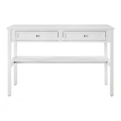 Home Decorators Collection Bradstone 47.80 in. White Writing Desk