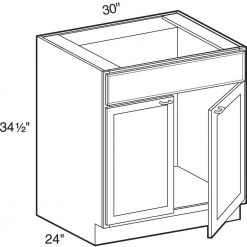 Home Decorators Collection Washington Vesper White Plywood Shaker Stock Assembled Sink Base Kitchen Cabinet Soft Close 30 in. x 34.5 in. x24 in. -Home Decorators Soldes white thermofoil home decorators collection assembled kitchen cabinets sb30 wvw c3 1000