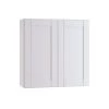 Home Decorators Collection Washington Vesper White Plywood Shaker Stock Assembled Wall Kitchen Cabinet Soft Close 30 in. x 30 in. x12 in.