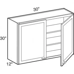 Home Decorators Collection Washington Vesper White Plywood Shaker Stock Assembled Wall Kitchen Cabinet Soft Close 30 in. x 30 in. x12 in. 11 Home Decorators Collection Washington Vesper White Plywood Shaker Stock Assembled Wall Kitchen Cabinet Soft Close 30 in. x 30 in. x12 in. -Home Decorators Soldes white thermofoil home decorators collection assembled kitchen cabinets w3030 wvw c3 1000