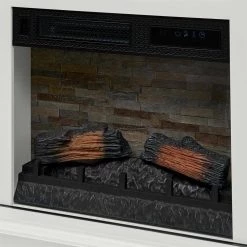 Home Decorators Collection Kerrington 60 in W. Freestanding Media Console Electric Fireplace TV Stand in White with Gray Top -Home Decorators Soldes white with gray top home decorators collection freestanding electric fireplaces 150724 76 1000